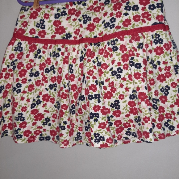 Gymboree Cherry Cute Floral Skort Skirt Girls Sz 5 - Picture 5 of 5